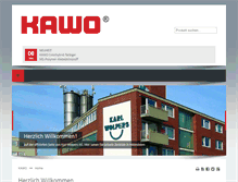 Tablet Screenshot of kawo.de